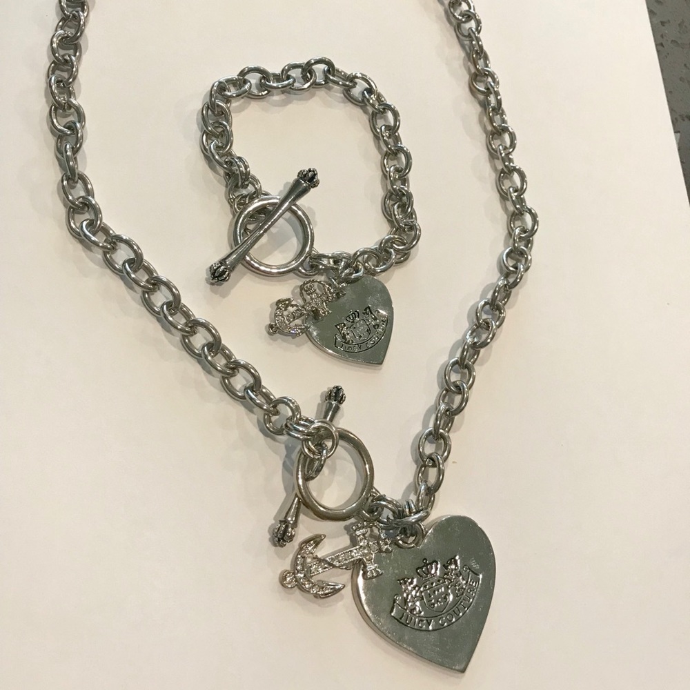 Juicy Couture Necklace and Bracelet Set